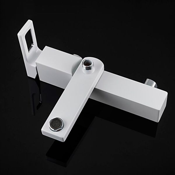 Смеситель для ванны Gappo G3217-8 белый/хром