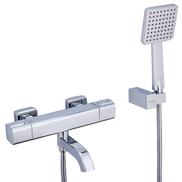 Смеситель для ванны с термостатом Gappo G3291 хром