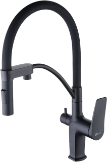 Смеситель Lemark Bronx LM3761BL для кухни с подключением к фильтру с питьевой водой Смеситель Lemark Bronx LM3761BL для кухни с подключением к фильтру с питьевой водой