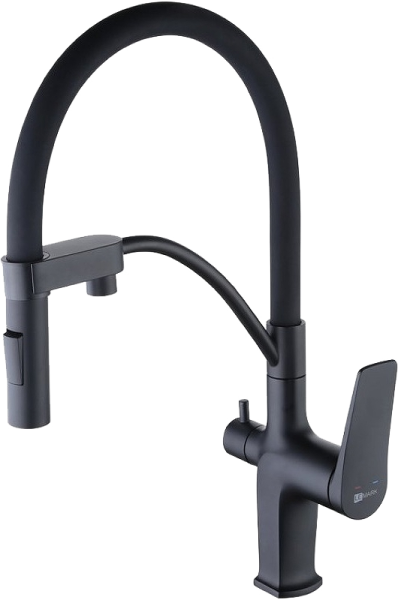 Смеситель Lemark Bronx LM3761BL для кухни с подключением к фильтру с питьевой водой Смеситель Lemark Bronx LM3761BL для кухни с подключением к фильтру с питьевой водой