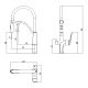Смеситель Lemark Bronx LM3761GM для кухни Графит Смеситель Lemark Bronx LM3761GM для кухни Графит
