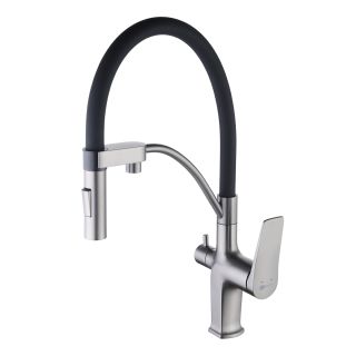 Смеситель Lemark Bronx LM3761GM для кухни Графит Смеситель Lemark Bronx LM3761GM для кухни Графит