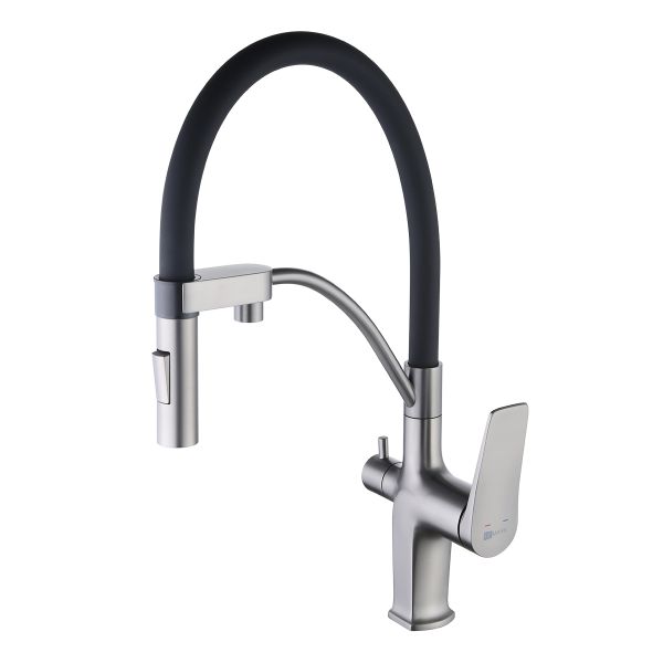 Смеситель Lemark Bronx LM3761GM для кухни Графит Смеситель Lemark Bronx LM3761GM для кухни Графит