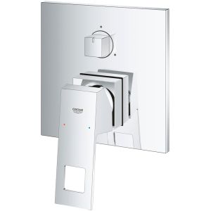 Смеситель однорычажный с переключателем на 3 положения, GROHE Eurocube, хром, (24094000)