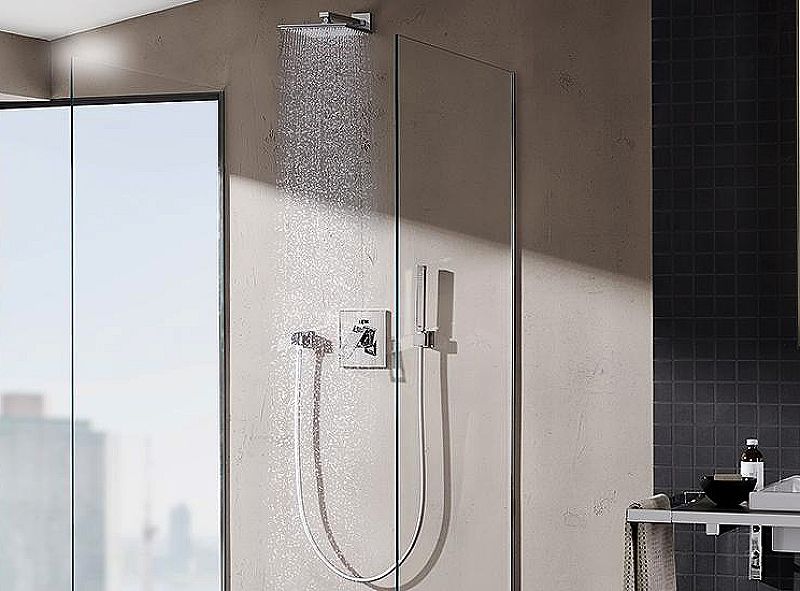 Смеситель однорычажный с переключателем на 3 положения, GROHE Eurocube, хром, (24094000)