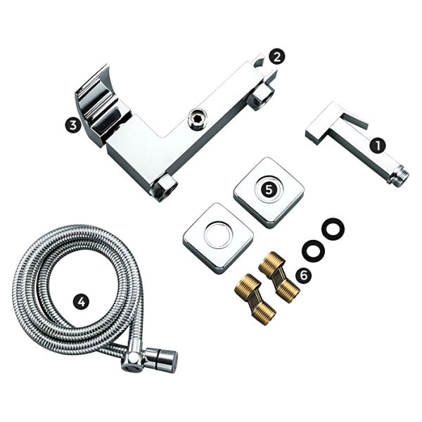 Гигиенический душ со смесителем Gappo G2007 хром