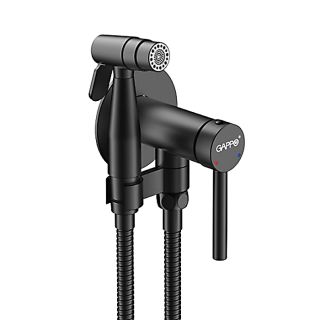 Гигиенический душ со смесителем Gappo G7206-6 чёрный Гигиенический душ со смесителем Gappo G7206-6 чёрный