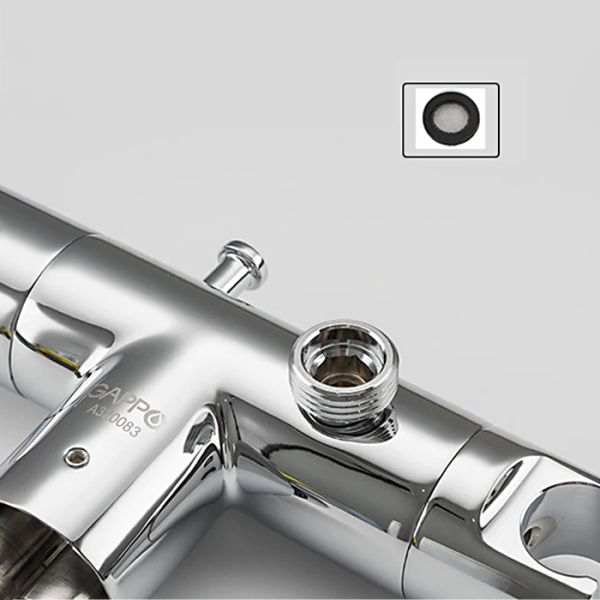 Гигиенический душ со смесителем Gappo G7290 с термостатом хром