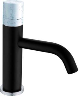 Смеситель для раковины Boheme Stick чёрный/белый 121-B-MR-W Смеситель для раковины Boheme Stick чёрный/белый 121-B-MR-W