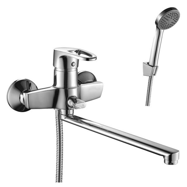 Смеситель для ванны Decoroom с ручным душем хром DR67043