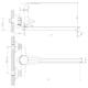 Смеситель для ванны Decoroom с ручным душем хром DR67043