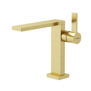 Смеситель для раковины Sancos Линн (Linn) SC9019BG брашированное золото