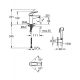 Смеситель для раковины Grohe Eurosmart 23124003 с гигиеническим душем