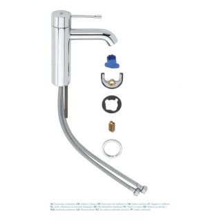Смеситель для раковины GROHE Essence New 23590001 хром Смеситель для раковины GROHE Essence New 23590001 хром