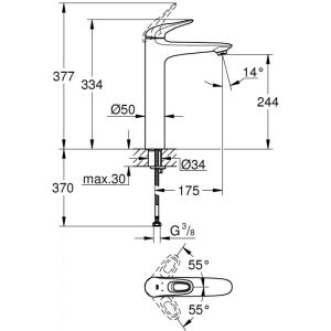 Смеситель для раковины GROHE Eurostyle New 23570003 хром