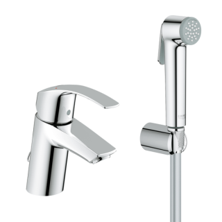 Смеситель для раковины GROHE Eurosmart New 23124002 хром Смеситель для раковины GROHE Eurosmart New 23124002 хром