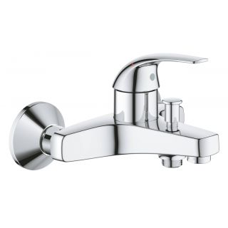 Смеситель для ванны GROHE BauCurve, настенный монтаж (23599000) Смеситель для ванны GROHE BauCurve, настенный монтаж (23599000)