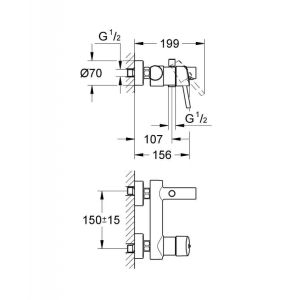 Смеситель для ванны Grohe Concetto 32211001 хром