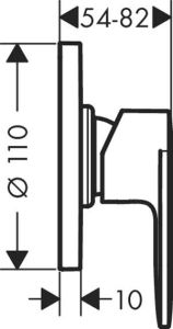 Смеситель для душа Hansgrohe Vivenis Blend 71649670