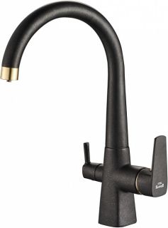 Смеситель для кухни ZORG Steel Hammer SH 819 BLACK BR Смеситель для кухни ZORG Steel Hammer SH 819 BLACK BR