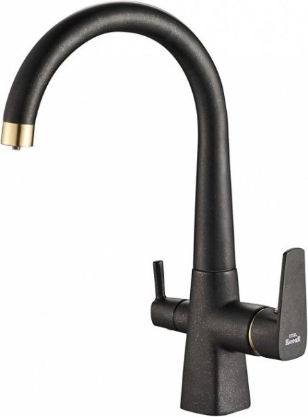 Смеситель для кухни ZORG Steel Hammer SH 819 BLACK BR Смеситель для кухни ZORG Steel Hammer SH 819 BLACK BR