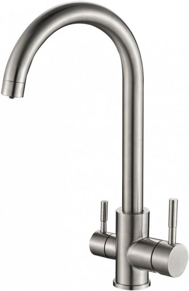 Смеситель для кухни ZORG Steel Hammer SH 713 INOX