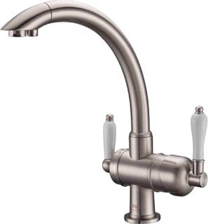 Смеситель для кухни ZORG Sanitary  ZR 327 YF NICKEL Смеситель для кухни ZORG Sanitary  ZR 327 YF NICKEL