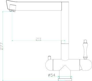 Смеситель для кухни ZORG Inox  SZR-1017-7B Смеситель для кухни ZORG Inox  SZR-1017-7B