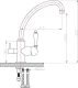 Смеситель для кухни ZORG Zorg Sanitary ZR 316 YF-33 BR