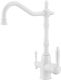 Смеситель для кухни ZORG Sanitary ZR 312 YF-33-WHITE