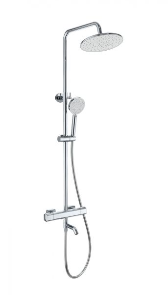 Душевая стойка Wonzon & Woghand Stay 1 WW-B3051-A1-CR с термостатом хром Душевая стойка Wonzon & Woghand Stay 1 WW-B3051-A1-CR с термостатом хром