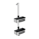 Полка подвесная двухъярусная с креплением на стекло Black & White  Accessories 5564SN0