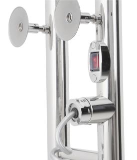 Полотенцесушитель электрический Domoterm Танго DMT 109-V2 14x92 EK L хром Полотенцесушитель электрический Domoterm Танго DMT 109-V2 14x92 EK L хром