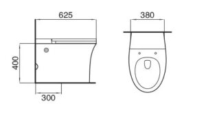 Унитаз Cerutti NAUTILUS Pulse CT10200  безободковый белый