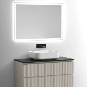 Столешница для ванной комнаты Sancos TT100A1 100см без отверстия под смеситель black sky