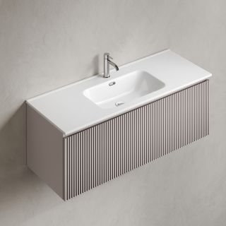 Тумба подвесная Sancos Сноб Р 1.0 (Snob R 1.0) SNR1.0120SM 120 см пыльная роза
