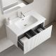 Тумба подвесная Sancos Сноб Р 1.0 (Snob R 1.0) SNR1.080W 80 см белый матовый