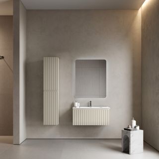 Тумба подвесная Sancos Сноб Р 1.0 (Snob R 1.0) SNR1.090CE 90 см бежевый матовый