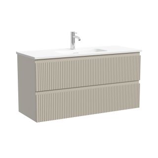 Тумба подвесная Sancos Сноб Р 390 (Snob R 390) SNR100/39CE 100 см бежевый матовый