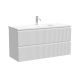 Тумба подвесная Sancos Сноб Р 390 (Snob R 390) SNR100/39W 100 см белый матовый