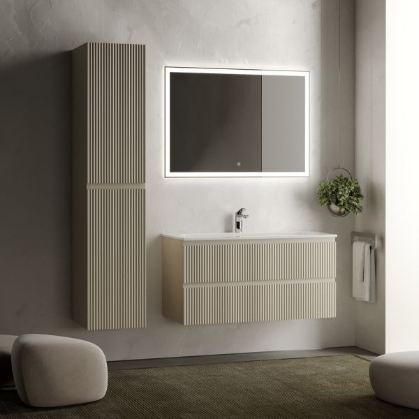 Подвесная тумба под раковину Sancos Snob R SNR100CE 100см Beige Soft Подвесная тумба под раковину Sancos Snob R SNR100CE 100см Beige Soft
