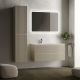 Подвесная тумба под раковину Sancos Snob R SNR100LCE левая 100см Beige Soft