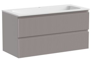 Подвесная тумба под раковину Sancos Snob R SNR100SM 100см Doha Soft