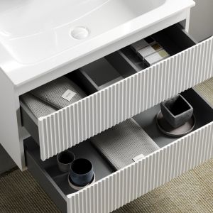 Подвесная тумба под раковину Sancos Snob R SNR100W 100см Bianco