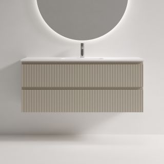 Тумба подвесная Sancos Сноб Р 390 (Snob R 390) SNR120/39CE 120 см бежевый матовый