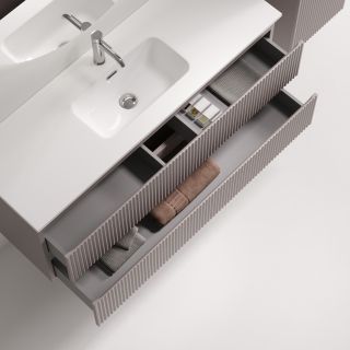 Тумба подвесная Sancos Сноб Р 390 (Snob R 390) SNR120/39SM 120 см пыльная роза