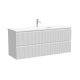 Тумба подвесная Sancos Сноб Р 390 (Snob R 390) SNR120/39W 120 см белый матовый