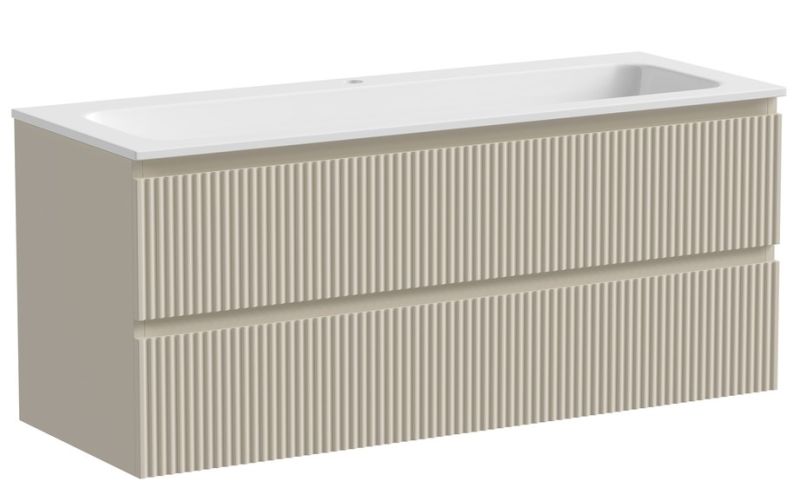 Подвесная тумба под раковину Sancos Snob R SNR120CE 120см Beige Soft Подвесная тумба под раковину Sancos Snob R SNR120CE 120см Beige Soft