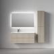 Тумба подвесная под раковину Sancos Snob R SNR120LCE левая 120 см Beige Soft
