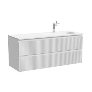 Тумба подвесная под раковину Sancos Snob R SNR120RW правая 120 см Bianco